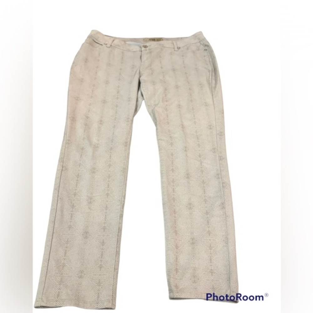 Women’s Faux Crocodile Straight Jeans Hybrid and Co‎ Size 16